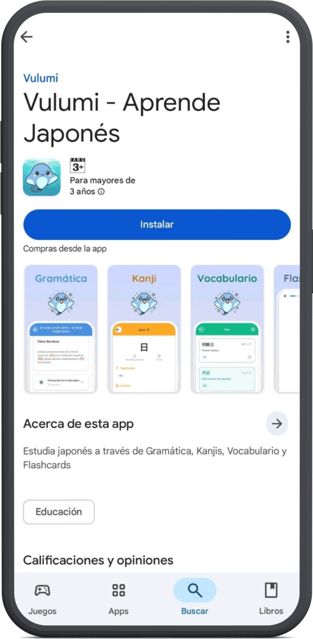 Vulumi en Google Play